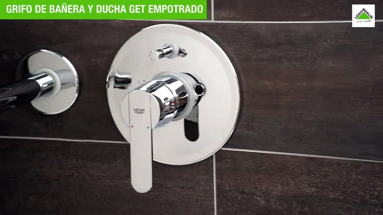 Grifo de bañera y ducha empotrado GET (Leroy Merlin)