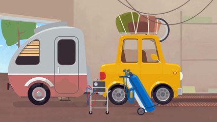 Doc McWheelies Caravan Gets LOST! (Childrens Car Cartoons) Learn about GPS!