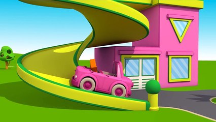 The Clever Cars Build a HOUSE! - Childrens 3d Cartoons