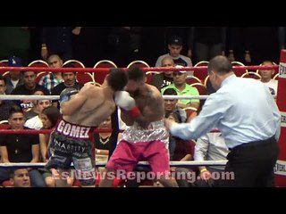 GALLO GOMEZ BLASTS OPPONENT WITH DEVASTATING UPPERCUT!!! UNLEASHES BRUTE POWER!!! - EsNews