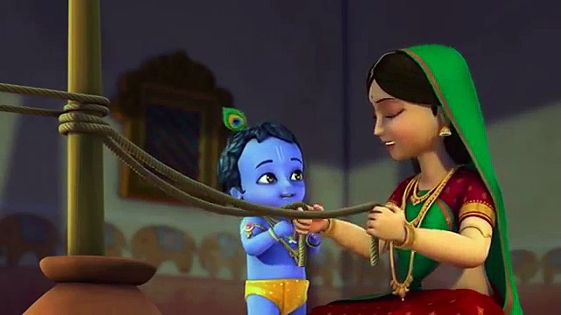 Damodara Lila From Little Krishna TV series - video Dailymotion
