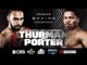 THURMAN AWARE HE MIGHT EXPERIENCE SOMETHING NOT "SEEN" FROM PORTER; FEELS BOTH WILL ELEVATE GAME