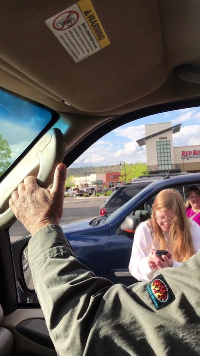 Woman Attacks Car with Knife and Loses Tooth After Head-Butting