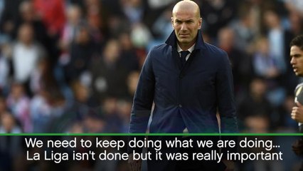 Zidane delighted by 'important win'