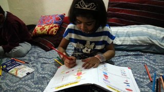 maira shayan colouring competition