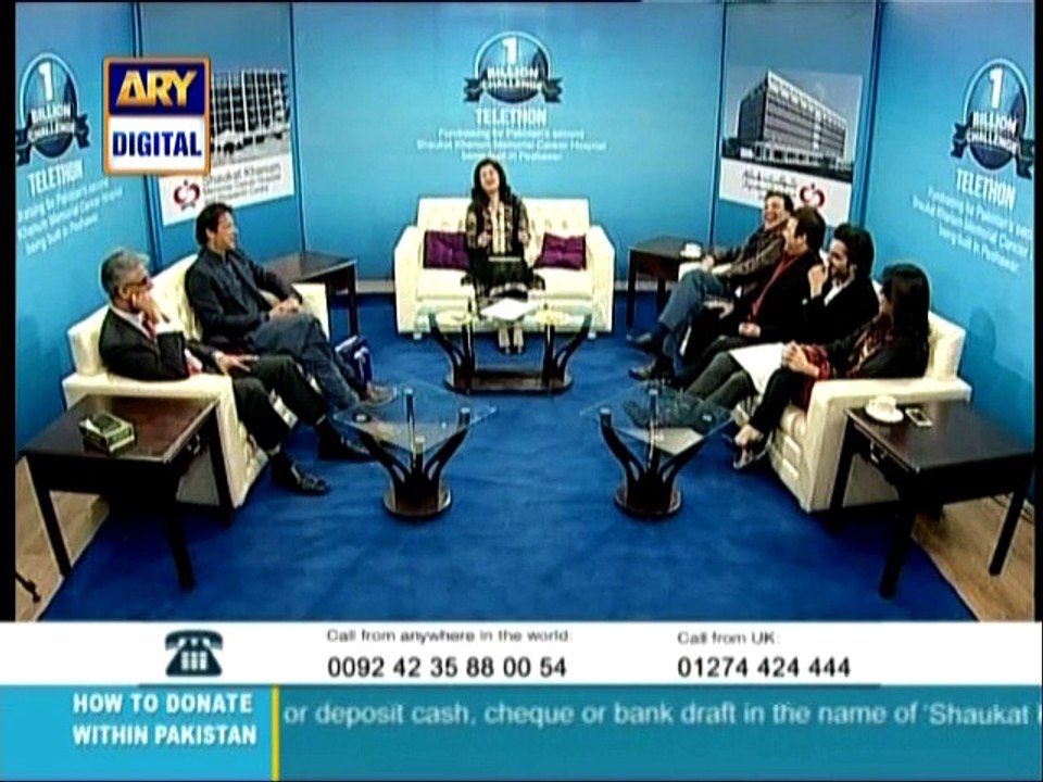 1 Billion Challenge Telethon for Shaukat Khanum Cancer Hospital Peshawar on Ary Digital 17th January 2014 p 5