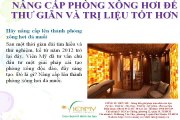 Nâng cấp thành phòng xông hơi đá muối để thư giãn - trị liệu tốt hơn