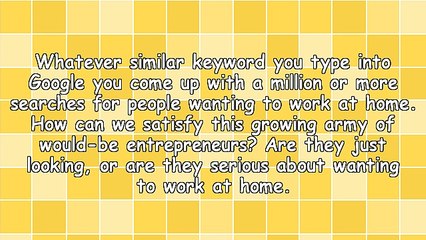 Making Money Online at Home in Your Spare Time