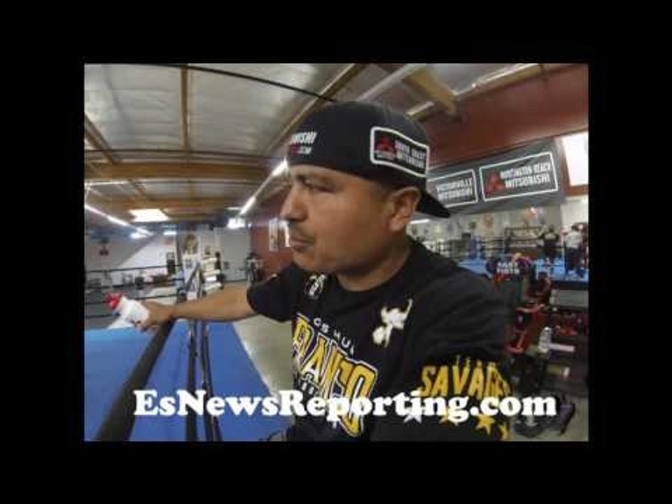 Robert Garcia on Provodnikov vs Molina - EsNews Boxing