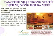 Tăng thu nhập trong kinh doanh Spa bằng dịch vụ xông hơi đá muối