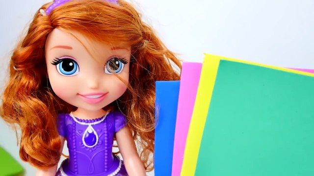 Prenses Sofia oyunu. Uyku maskesi yapımı. Eğlenceli #kızoyunları