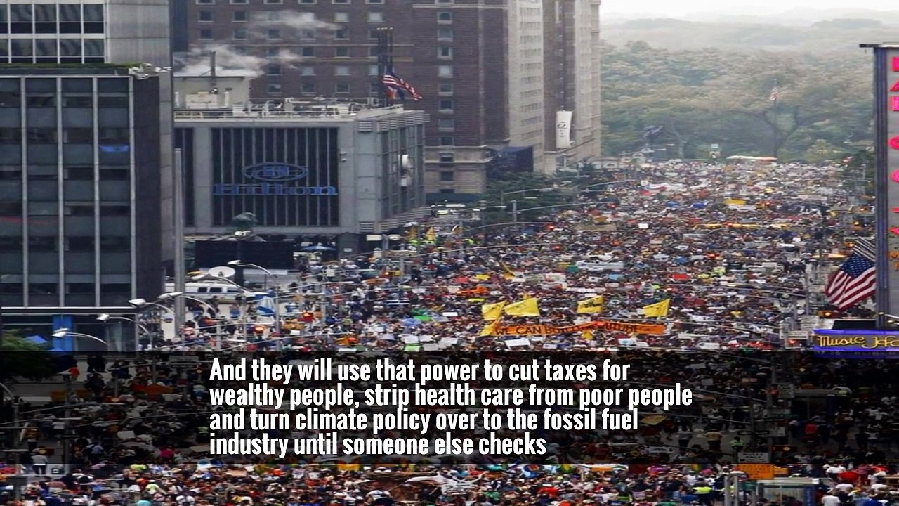 And they will use that power to cut taxes for wealthy people, strip health care from poor people and turn climate policy over to the fossil fuel industry until someone else checks