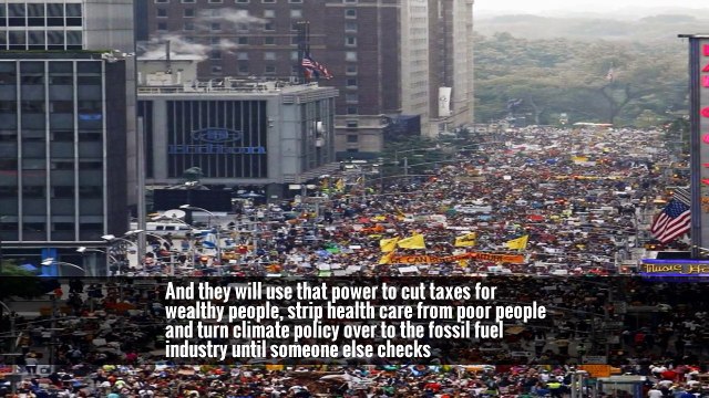 And they will use that power to cut taxes for wealthy people, strip health care from poor people and turn climate policy over to the fossil fuel industry until someone else checks