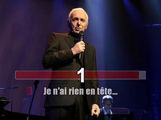 Charles Aznavour - Orphelin de toi KARAOKE / INSTRUMENTAL