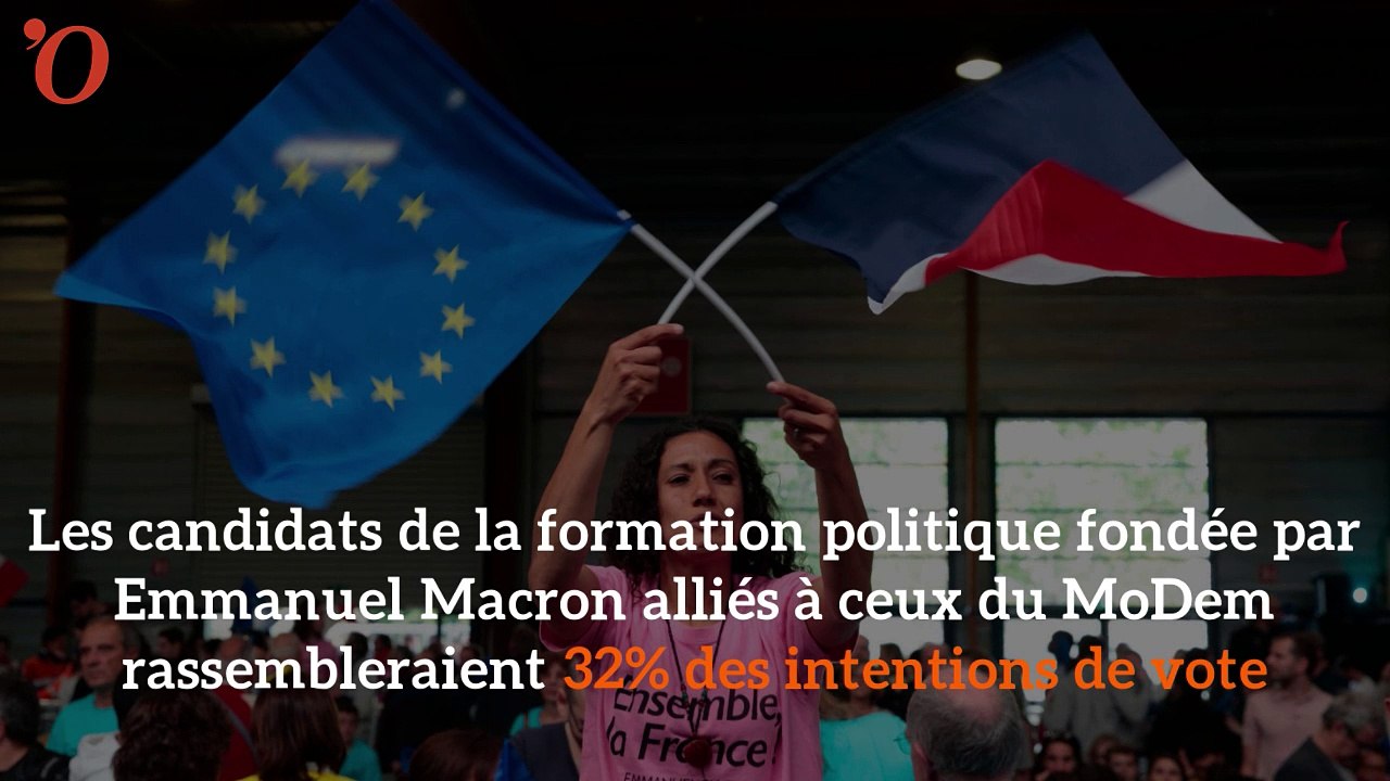 Sondage législatives: La République en marche creuse l’écart sur LR et le FN