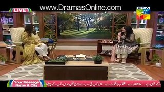 Javeria Saud Badly Crying in Sanam Jung’s Show
