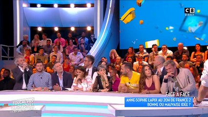 Gilles Verdez flingue Anne-Sophie Lapix dans "Touche pas à mon poste" sur C8 - Regardez