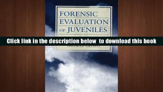 Audiobook  Forensic Evaluation Of Juveniles Thomas Grisso Pre Order