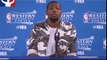 Kevin Durant Postgame Interview Spurs vs Warriors Game 2 May 16, 2017 NBA Playoffs