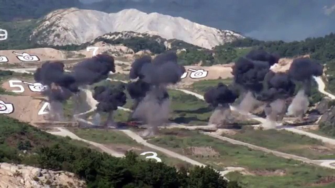 9 30pm   韩国和美国军事行动！ 最大的锻炼准备与北韩的冲突 part 3/5
