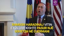 Haradinaj ishte ndaluar edhe në Gjermani për vetëm 8 minuta