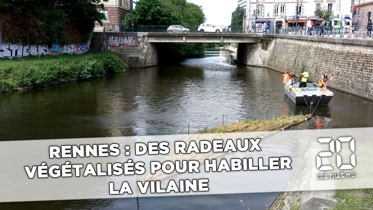 Rennes: Des radeaux végétalisés pour habiller la Vilaine