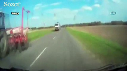 Bir anda yola çıkınca kaza kaçınılmaz oldu