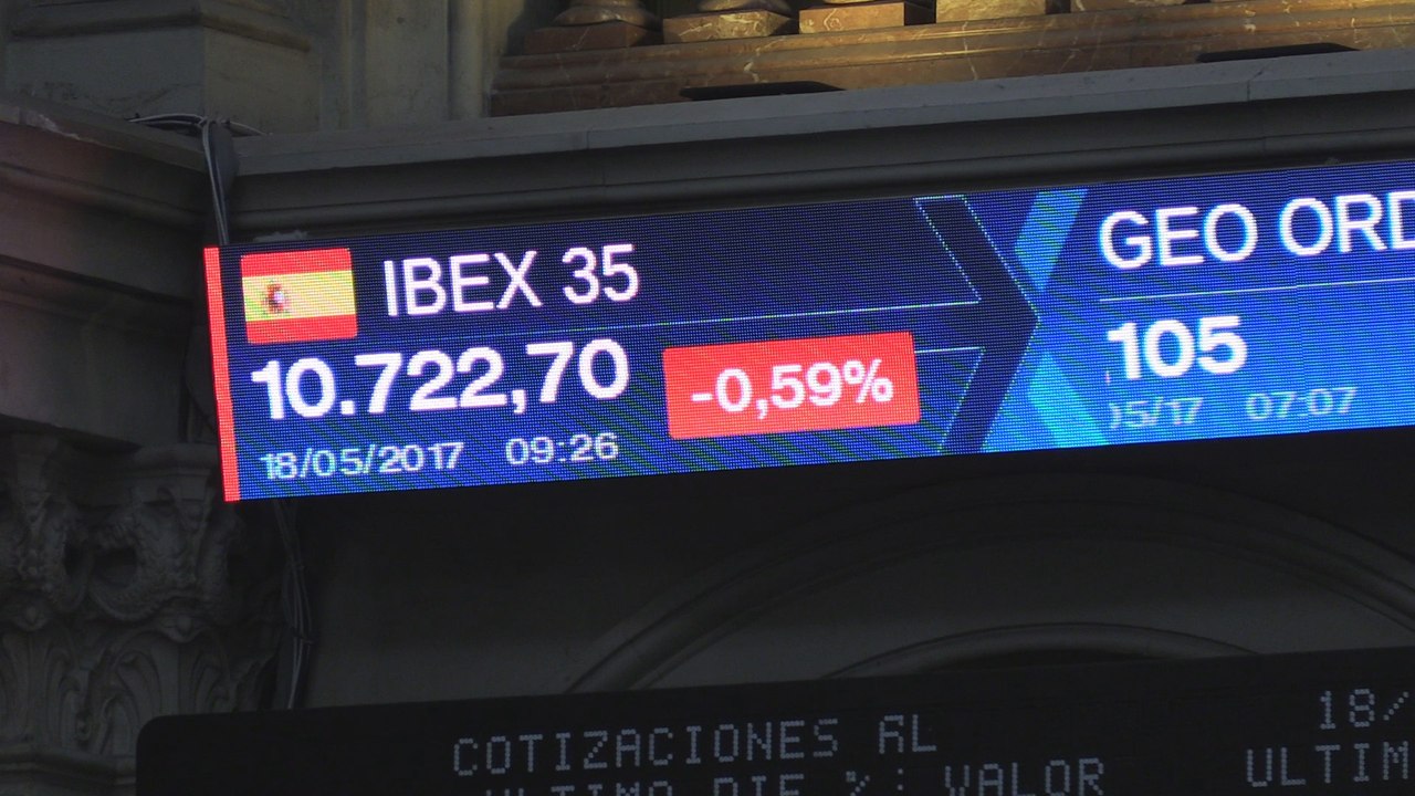 Las Bolsas europeas continúan con las perdidas y el Ibex intenta mantener los 10.700 puntos