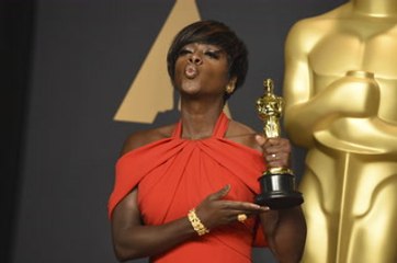 Viola Davis is the first black woman to win an Emmy, Tony, and now, an Oscar for acting