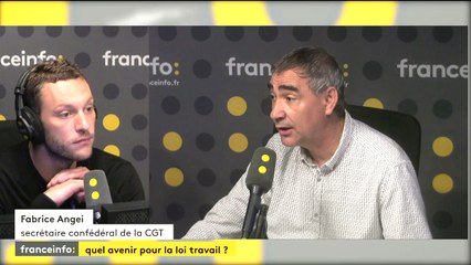 Fabrice Angéi (CGT) : le "gouvernement est très marqué d'une empreinte libérale"