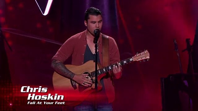 Chris Hoskin Sings Fall At Your Feet The Voice Australia 2015