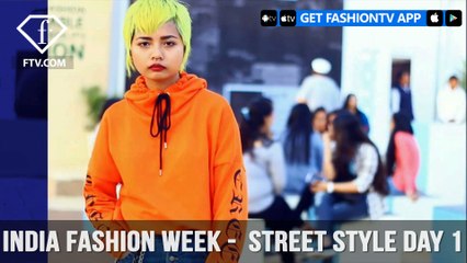 India Fashion Week FW17 - Street Style Day 1 | FTV.com