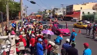 財團法人嘉義縣朴子配天宮   恭迎社口媽祖，東石國中接駕 08042017 part 1/2