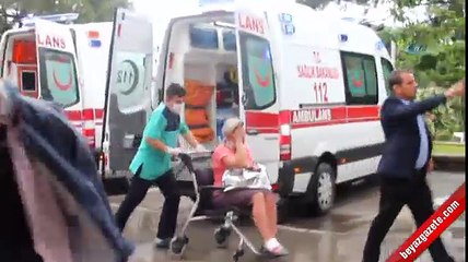 Pamukkale’ye giden Ukraynalı turistler kaza yaptı: 2’si ağır 17 yaralı