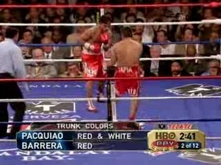 marco antonio barrera vs manny pacquiao 2 1/3