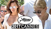 Bella Hadid & Hailey Baldwin Enjoying Lunch Together At Cannes | 2017 Cannes Film Festival