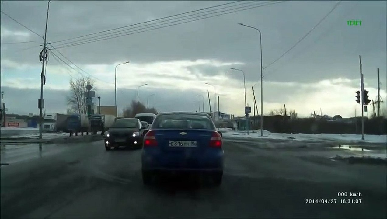 Fallait pas traverser la route en courant !