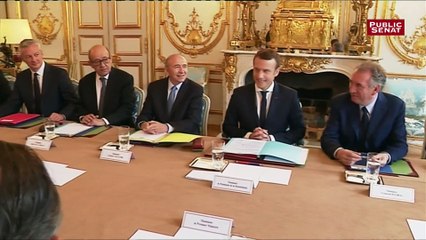 Premières images du conseil des ministres