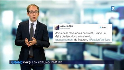 Bruno Le Maire dit oui à Macron et fait jaser Twitter