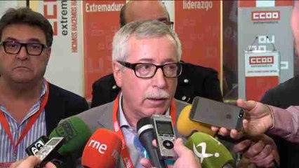 Скачать видео: Toxo (CCOO) critica que Gobierno identifique empleo estable con 