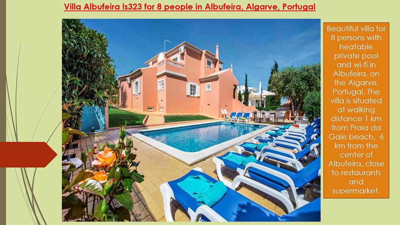 Villa Albufeira ls323 for 8 people in Albufeira, Algarve, Portugal