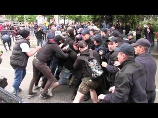 Violent Clashes as Gang Attacks LGBT Rally in Ukraine