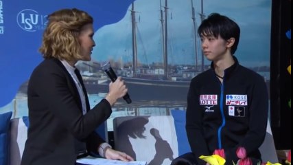 【海外の反応】羽生結弦「英語がメチャ上達してる！」世界選手権優勝後の流暢な英語でのインタビューに外国人も大絶賛www