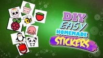 DIY Easy Homemade Paper Stickers