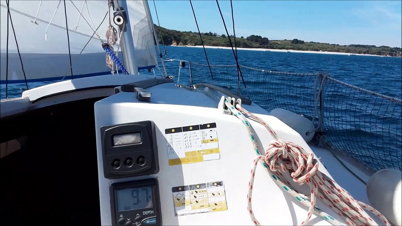 Sortie sur le voilier Eolia CALIN le 31 août 2016 entre Lorient et Groix