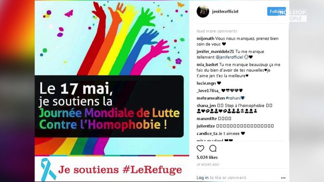 Jenifer revient sur Instagram pour soutenir une association après plusieurs mois d'absence