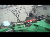 Dramatic unseen footage of Japanese tsunami