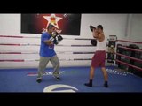 RICKY FUNEZ GOT HANDS!!! BLASTS MITTS LIKE UNDEFEATED PROSPECT!!! PREPPING FOR COMEBACK???
