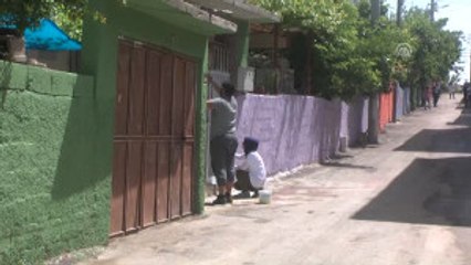 Üniversite Öğrencileri Çocuklar Için Sokağa Renk Verdi