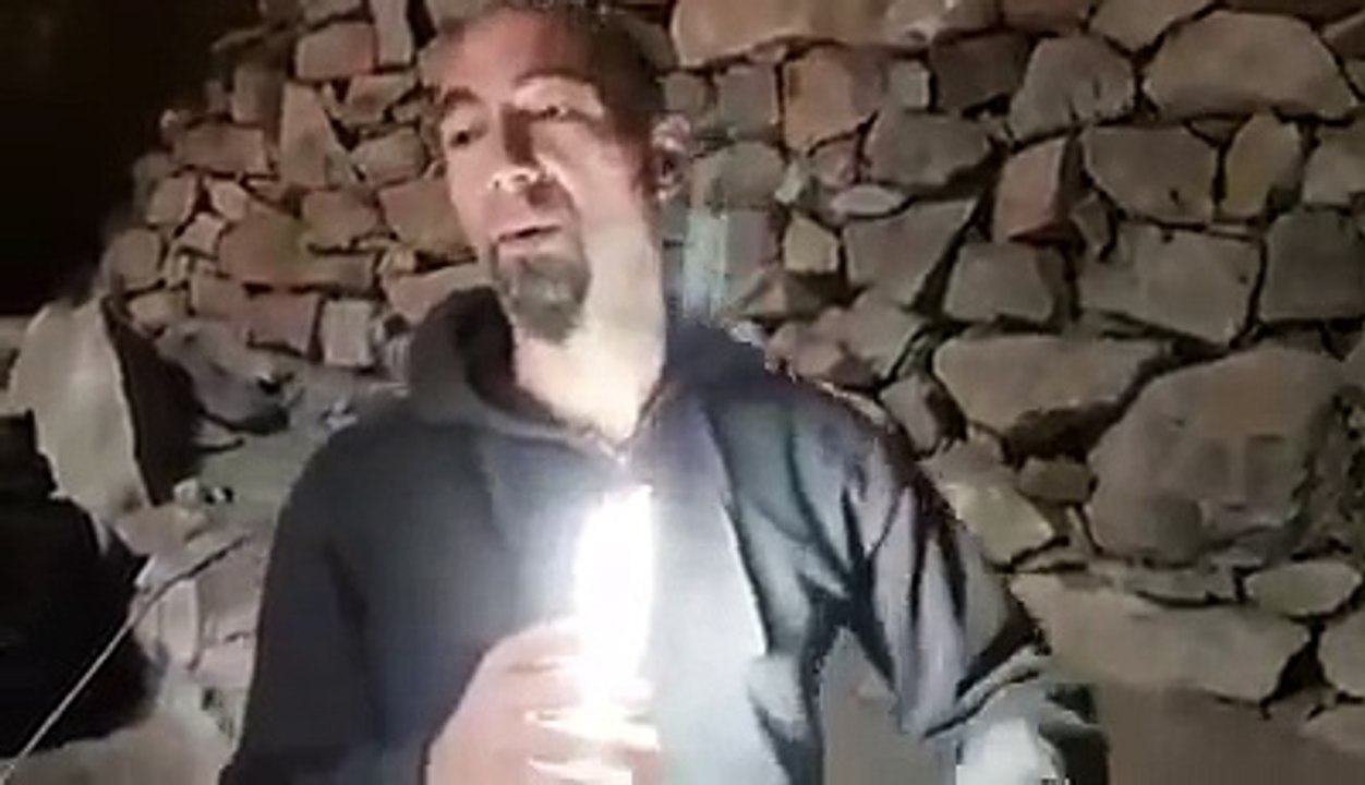 Patrice Pooyard dans une grotte tres spéciale au Pérou